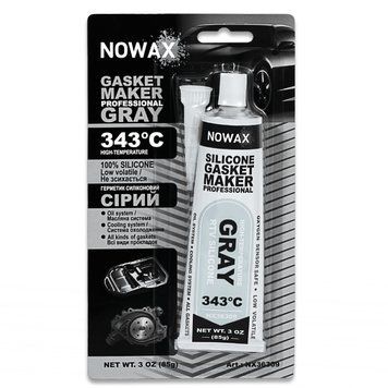Герметик високотемпературний Nowax +315⁰C, 100% силіконовий, чорний, 85г NX35309 фото