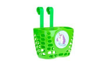 Кошик дитячий пластиковий на кермо ONRIDE Pony Mini зелений для велосипедів 12-14" VLPR-6936116101508 фото