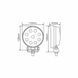 Фара светодиодная Brevia EPISTAR Spot 10-30V, 27W (9x3W), 1980Lm, 1шт 10641RSX1 10641RSX1 фото 1