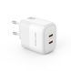 Сетевое зарядное устройство XO L140 Dual C35W 2USB-C белый storm_group__XO-L140 фото 1