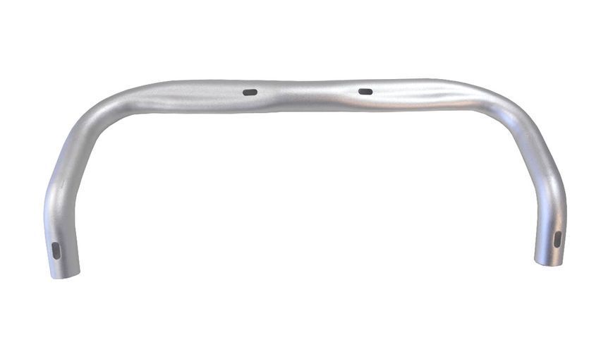 Руль ZOOM DR-AL-149BTFOV fixed-gear 420x31.8мм алюмин. silver VLP-HBA-72-69 фото