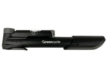 Мінінасос Green Cycle GPM-041CP, пластиковий з манометром, Presta+Schrader, 120psi VLP-PUM-37-02 фото