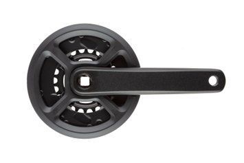 Комплект шатунів Prowheel CTE-CY01, під квадрат, 170 мм, 40-26T, на 11/10/9 шв., чорний CTE-CY01-170-PW фото