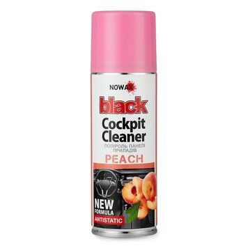 Полироль для панели приборов NOWAX Black Spray Peach, 200мл NX00206 фото