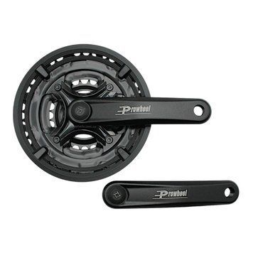Система шатунів мтв мала PROWHEEL. МА-AT45. AL чорна (24/34/42Т) L-152мм. WVL-015-148 фото
