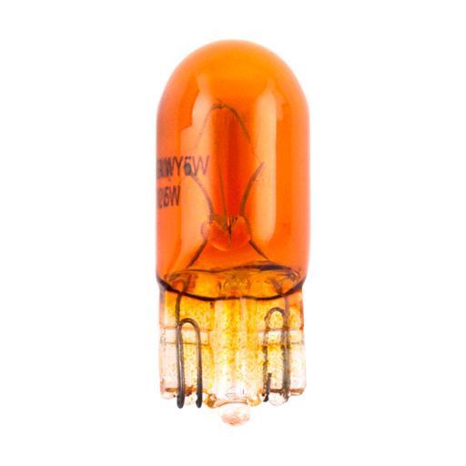 Лампа розжарювання Brevia WY5W 12V 5W W2.1x9.5d AMBER CP 12309C фото