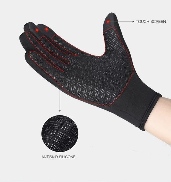 Зимние лыжные ветрозащитные перчатки Windstopper сенсорные М 1683831214 фото