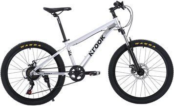 Велосипед 24" Krook 24 сірий A5 VLP-SKE-70-30 фото