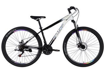 Велосипед ST 29" SPACE MARS DD FR рама-16" чорний з білим 2026 VLT-OPS-SP-29-154 фото