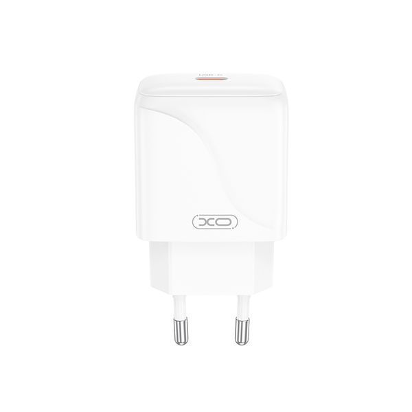 Сетевое зарядное устройство XO L141 Single USB-C 20W + Type-C кабель белый storm_group__XO-L141+C фото