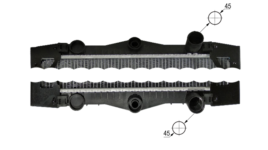 Радіатор з рамою [perfekt cooling] DAF LF55 221-DF7725-00 фото