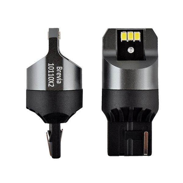 LED автолампа Brevia Power W21W 330Lm 6x3020SMD 12/24V CANbus, 2шт 10110X2 фото