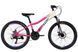 Велосипед ST 24" SPACE AURORA DD FR рама-12" біло-рожевий 2026