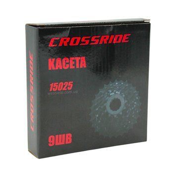 Касета 9 швидкостей CROSSRIDE (CR-CS33) чорна (11-32Т) WVL-019-119 фото