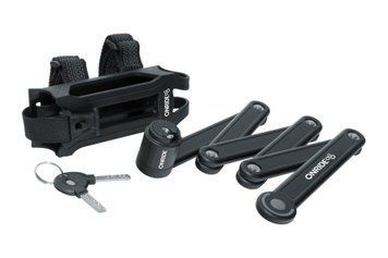 Замок ONRIDE Bit фолдінговий, під ключ, з кріпленням, 3,5 х 188 х 54 мм VLPR-6931610202 фото