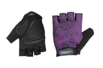Рукавички ONRIDE Hold 30 Relic, гелеві подушечки, фіолетовий розмір L VLPR-2526116104949 фото