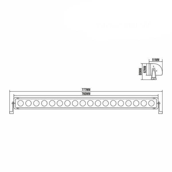 Автолампа світлодіодна BELAUTO BOL1810LC CREE Combo LED (18*10w) BOL1810LC фото