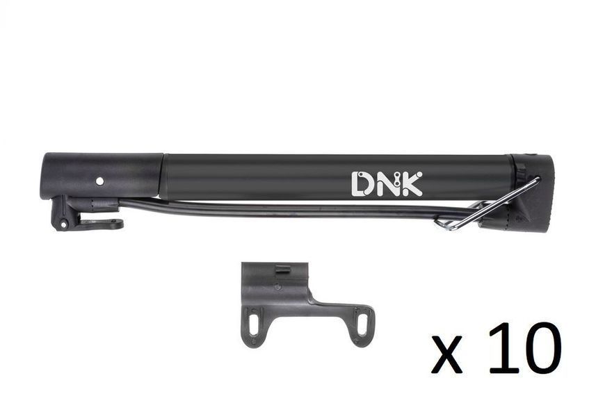 Спецгурт! Насос компактний DNK Step 10 алюміній, 29,5 см, 80 psi, голівка під FV/AV (10шт) VLPR-2526116103483-SG фото